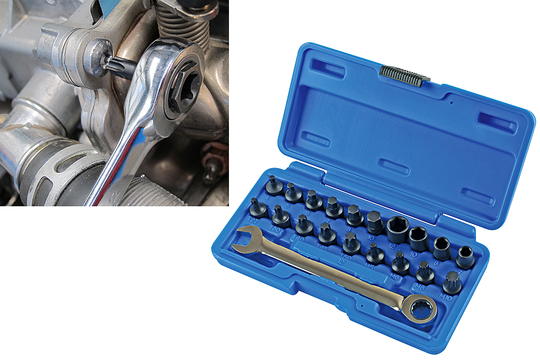 20-piece Low Profile Bit set from Laser Tools