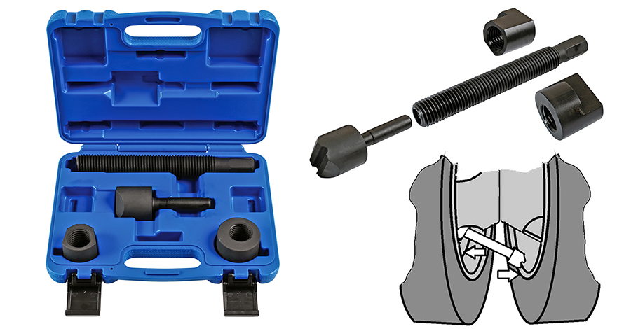 Struggling to separate seized and corroded twin wheels on HGV and LGVs? Laser Tools has the solution.