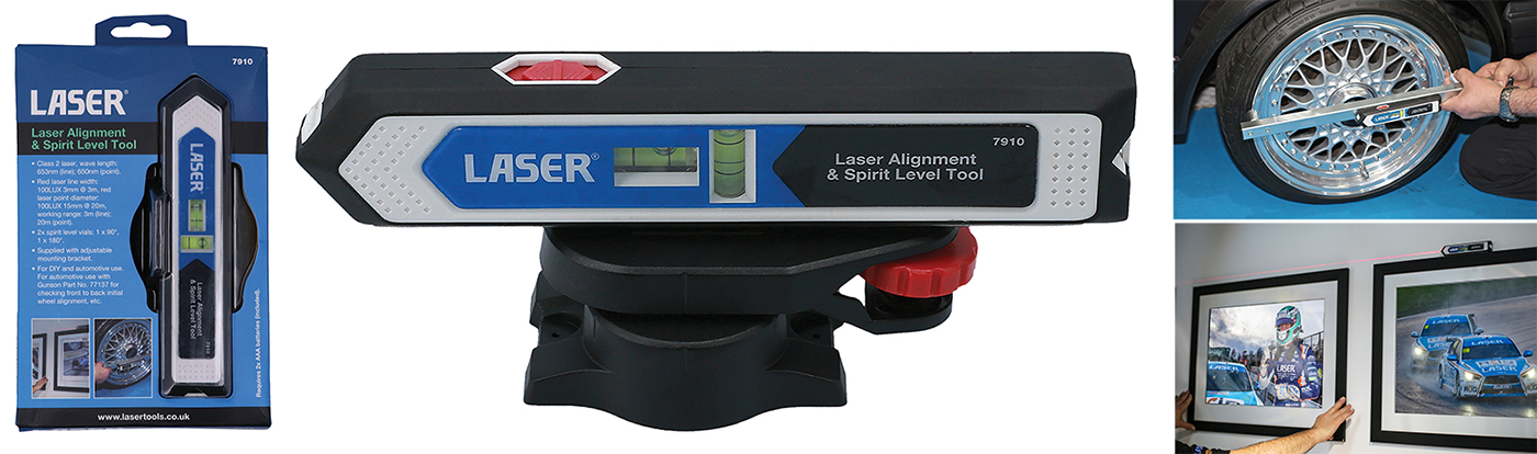 Easy to operate and very accurate laser alignment tool with multiple uses