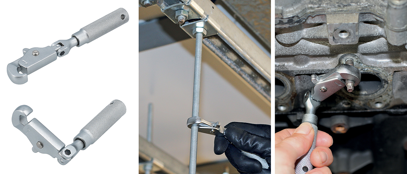 Securely grip rods and studs with this new Threaded Rod Wrench 