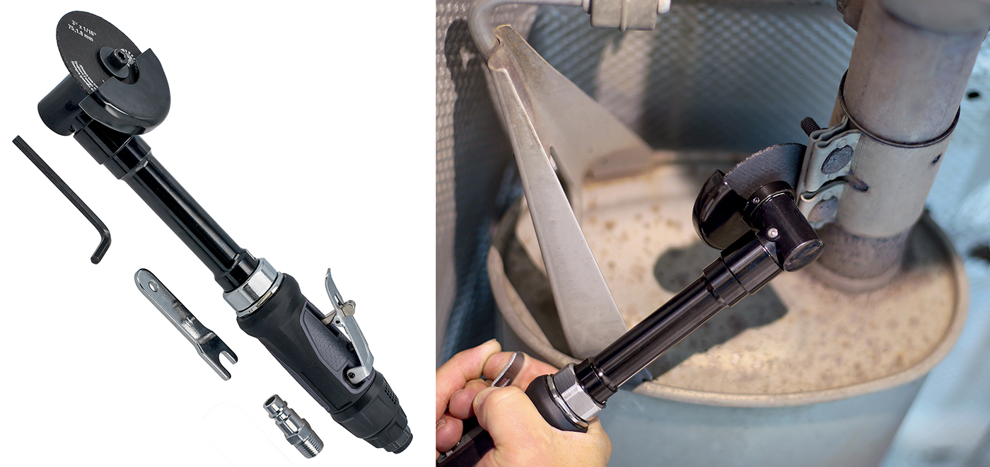 New from Laser Tools: the Long-Reach Air Cut-Off Tool — precision cutting in hard-to-reach areas 