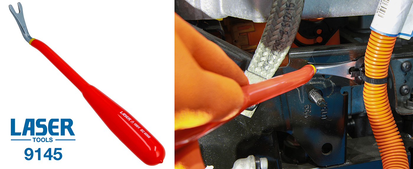 Laser Tools strengthens EV service lineup with Insulated Trim & Cable Clip Lever