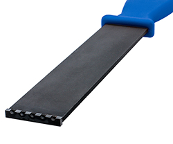 Extra-long carbide-tipped scraper