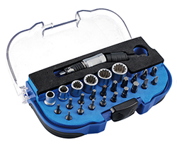 Versatile off-line 2-in-1 socket & bit set