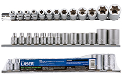 Solve the low-profile Torx-head bolt problem with this useful set of flat-cut star sockets 