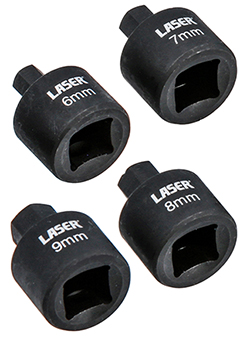 Designed for access: Stubby Hex Bits built for German brake caliper mounting screws