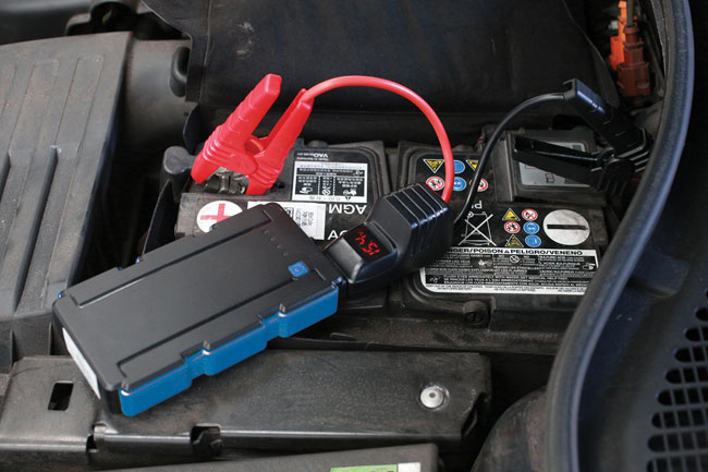 Compact jump starter