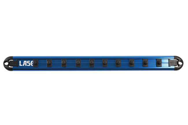 Laser Tools Racing 8086 Magnetic socket rail for 1/4"D sockets with 45 degree quick lock mechanism product image (4 of 4)
