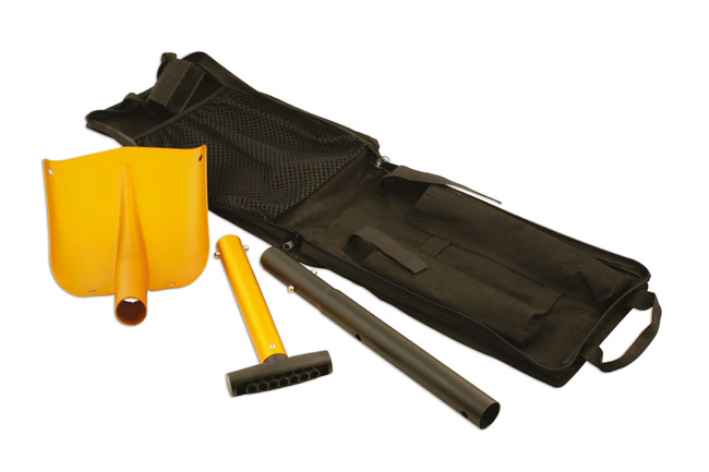 Snow Shovel and bag