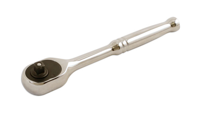 Laser Tools 0038 Fully Polished Ratchet 1/4"D