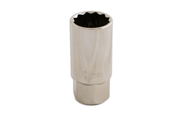 Spark plug socket half inch drive 21mm