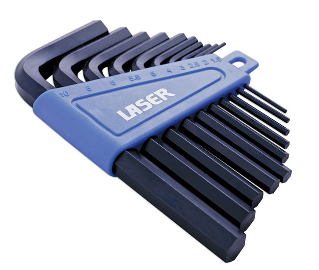 Laser Tools 0952 Metric Hex Key Set 10pc