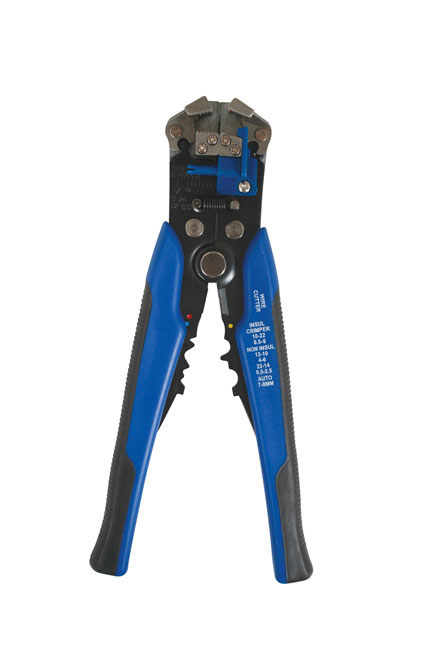 Automatic wire stripper and crimper