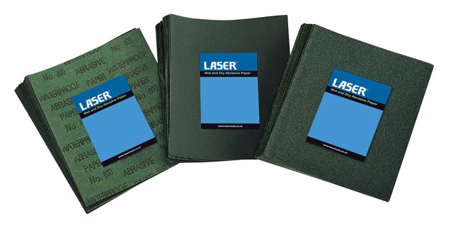 Laser Tools 2345 Wet & Dry Grit 360, 50 Sheets