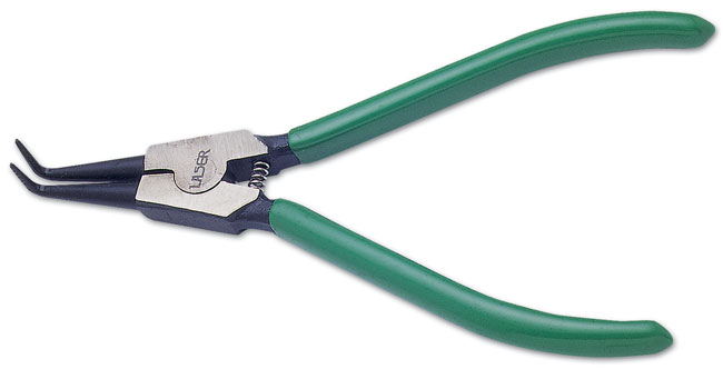 Circlip plier external bent green