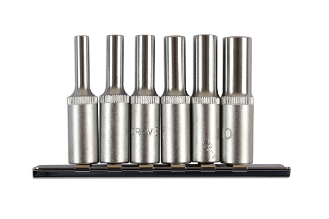 Laser Tools 3225 Deep Star Socket Set 1/4"D 6pc