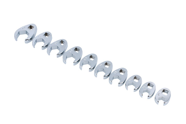 Laser Tools 3282 Crows Foot Wrench Set 3/8"D 10pc