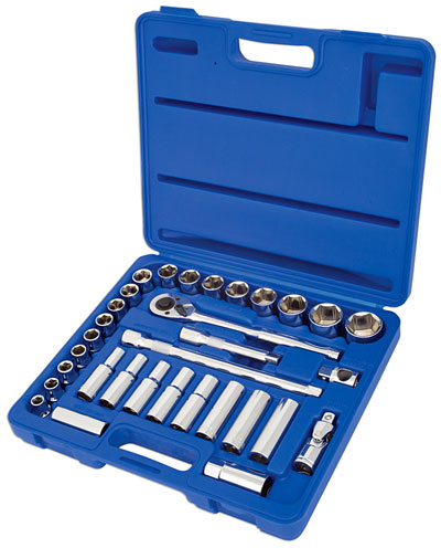 Laser Tools 3284 Socket Set 1/2"D 32pc