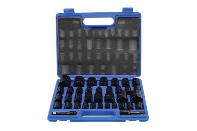 Laser Tools 3288 Impact Socket Set 3/8"D, 1/2"D 37pc