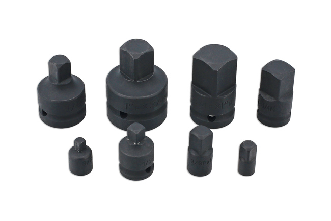 Laser Tools 3309 Impact Square Drive Adaptor Set 8pc