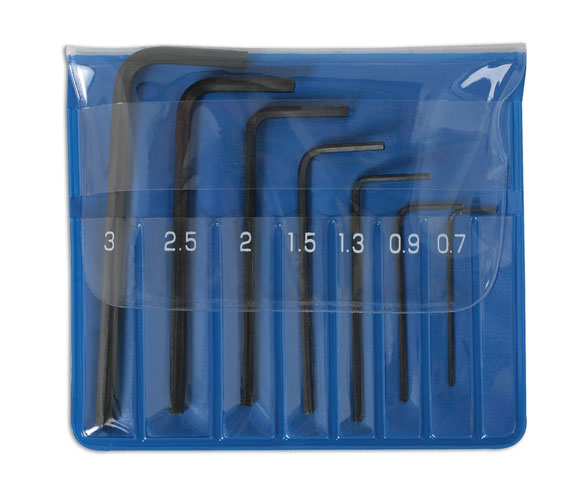 Laser Tools 3403 Miniature Hex Key Set 7pc