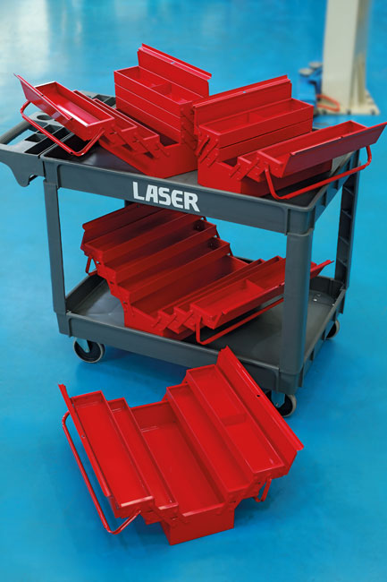 Laser Tools 3486 Tool Box - 7 Tray 425mm (17")