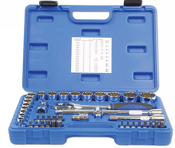 Laser Tools 3571 Alldrive Socket Set 1/2"D 42pc