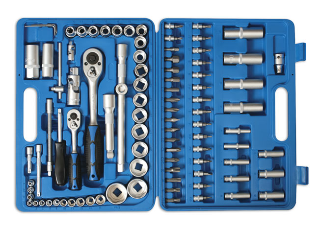 Laser Tools 3671 Socket Set 1/4"D, 1/2"D 94pc