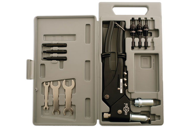 Laser Tools 3713 Swivel Head Riveter Set