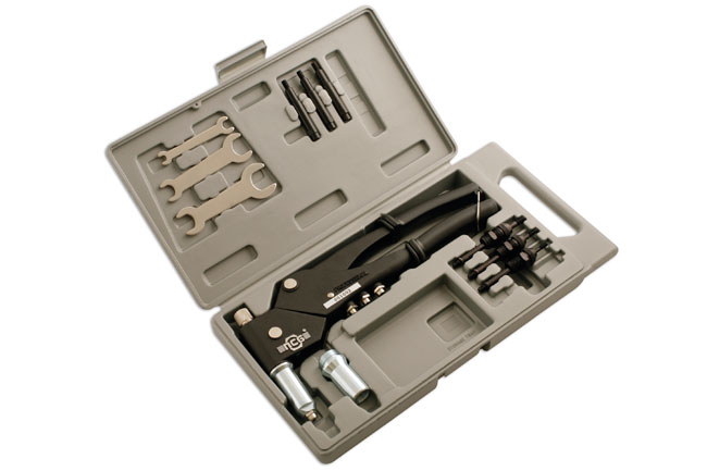 Laser Tools 3713 Swivel Head Riveter Set