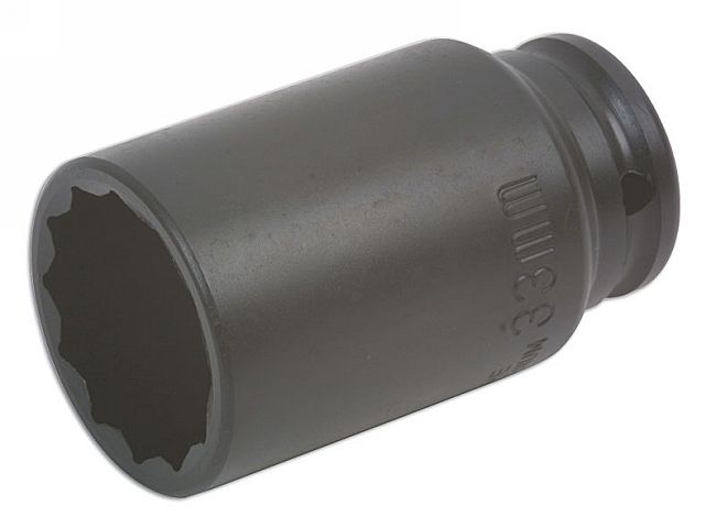 Laser Tools 3847 Deep Impact Socket 1/2"D 33mm