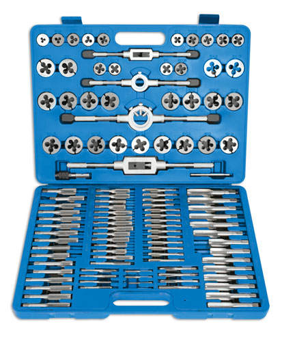 Laser Tools 4554 Metric Tap & Die Set 110pc