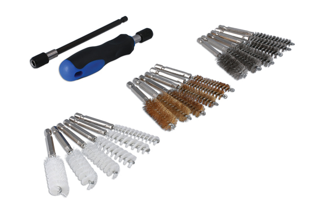 Laser Tools 4710 Wire Brush Set 20pc