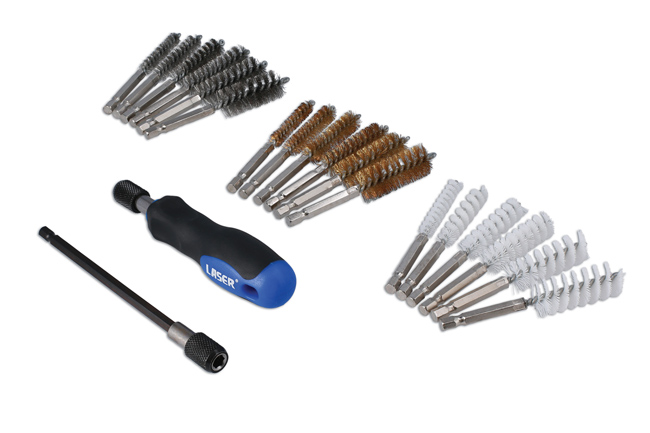 Laser Tools 4710 Wire Brush Set 20pc