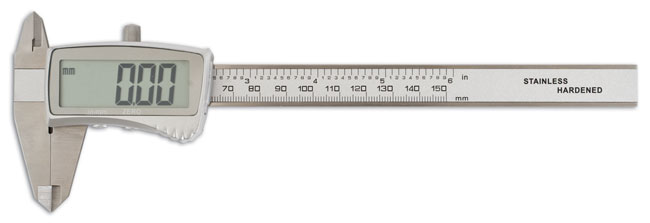 Laser Tools 4857 Digital Vernier Caliper - Extra Large Display 150mm