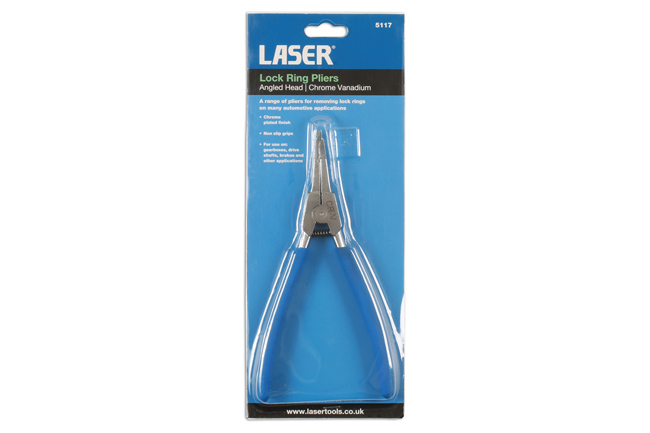 Laser Tools 5117 Lock Ring Pliers - Angled