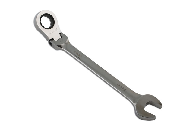 Laser Tools 5753 Flexi-Head Ratchet Ring Spanner 24mm