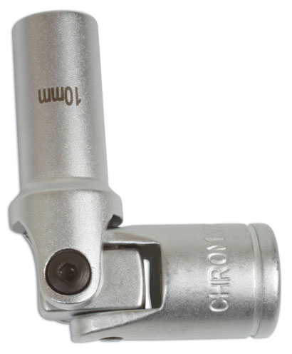 Laser Tools 5855 Universal Joint Glow Plug Socket 3/8"D 10mm