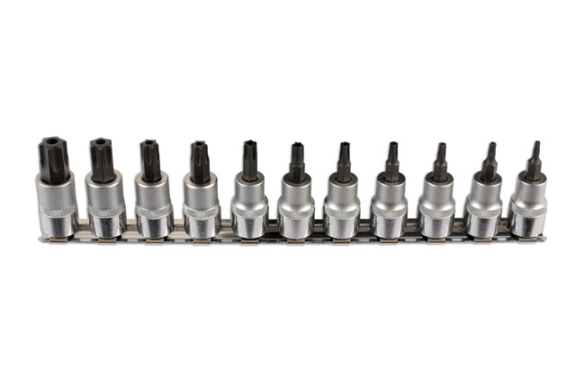 Laser Tools 6068 Tamperproof Star Socket Bit Set 3/8"D 11pc