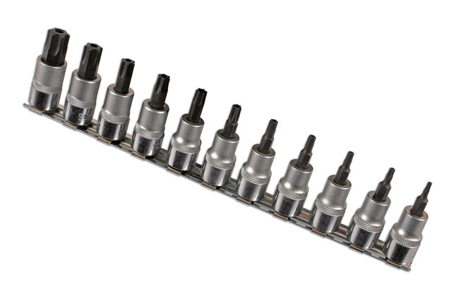 Laser Tools 6068 Tamperproof Star Socket Bit Set 3/8"D 11pc