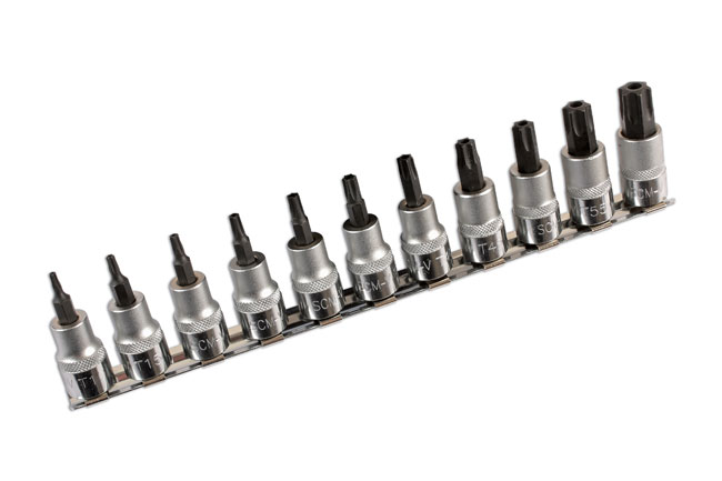 Laser Tools 6068 Tamperproof Star Socket Bit Set 3/8"D 11pc