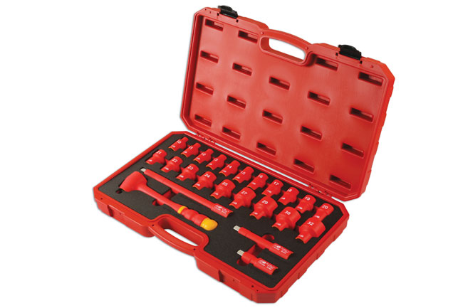 Laser Tools 6147 Insulated Socket Set 1/2"D 24pc