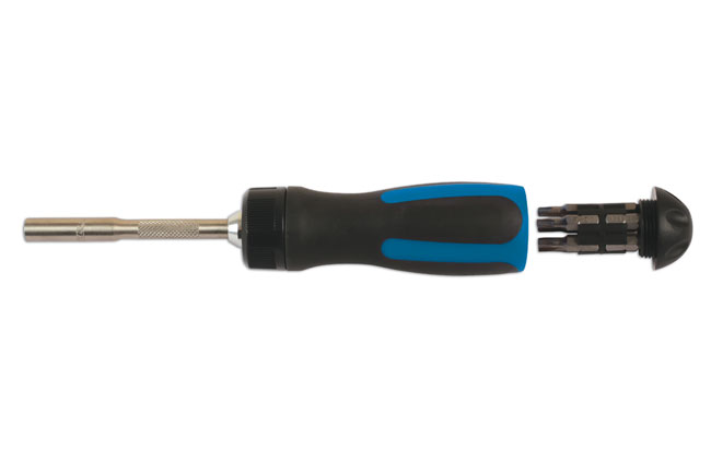 Laser Tools 6197 Ratchet Screwdriver & 10 Bits