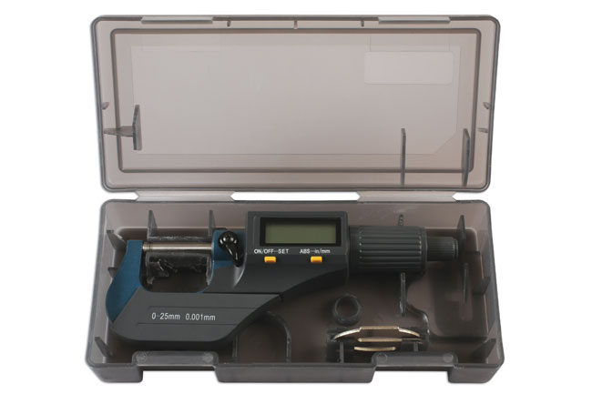 Laser Tools 6221 Digital Micrometer 0 - 25mm