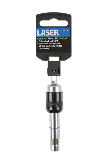 Laser Tools 6373 Off-line/Fixed Bit Holder 1/4"D