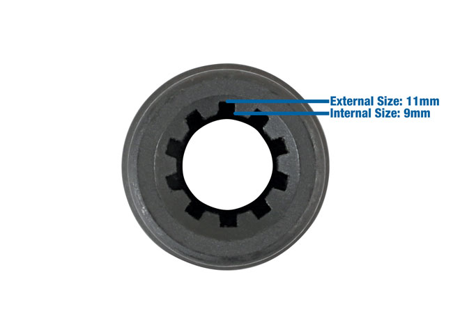 Laser Tools 6383 Brake Caliper Socket 3/8"D 9mm