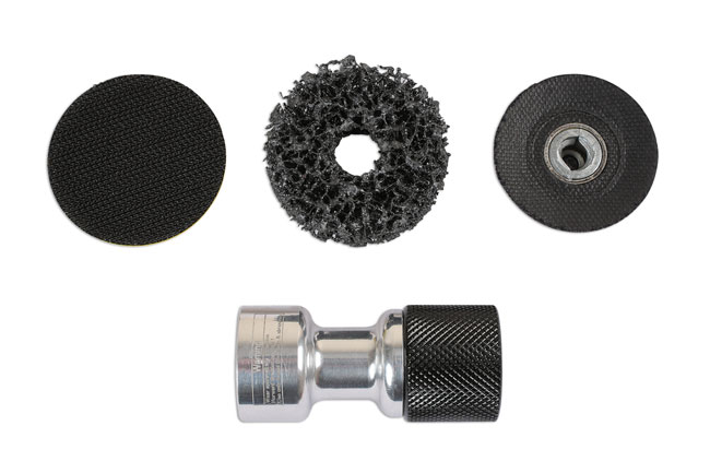 Laser Tools 6401 Abrasives Adaptor Set - 1/2"D