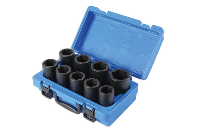 Laser Tools 6409 Deep Impact Socket Set 3/4"D 9pc