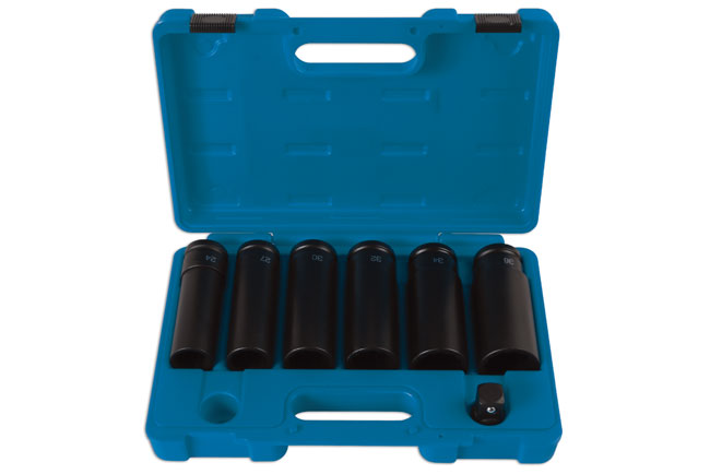 Laser Tools 6410 Extra Deep Impact Socket Set 3/4"D 7pc