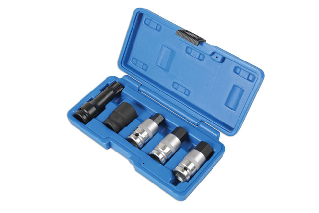 Laser Tools 6411 Hub Nut Tool Kit 1/2"D 5pc